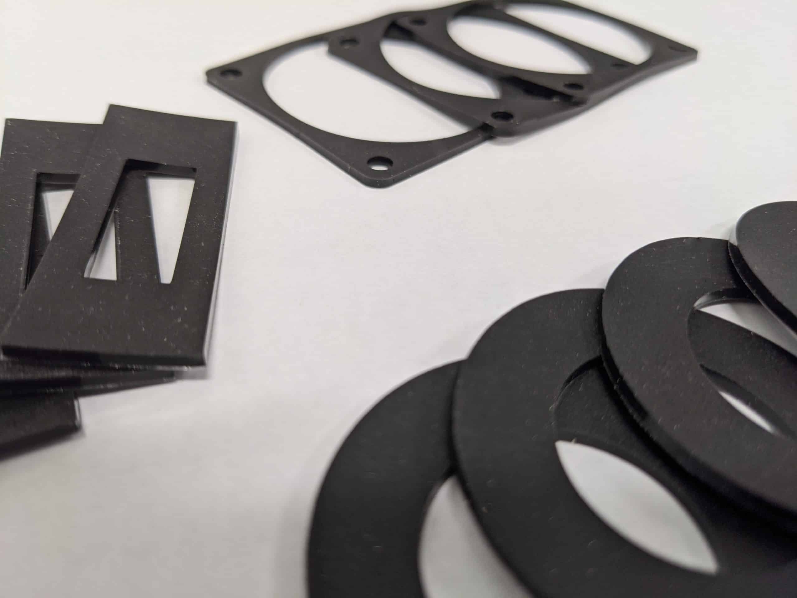 Ultra-Thin Silicone Rubber Gaskets with Adhesive Backing