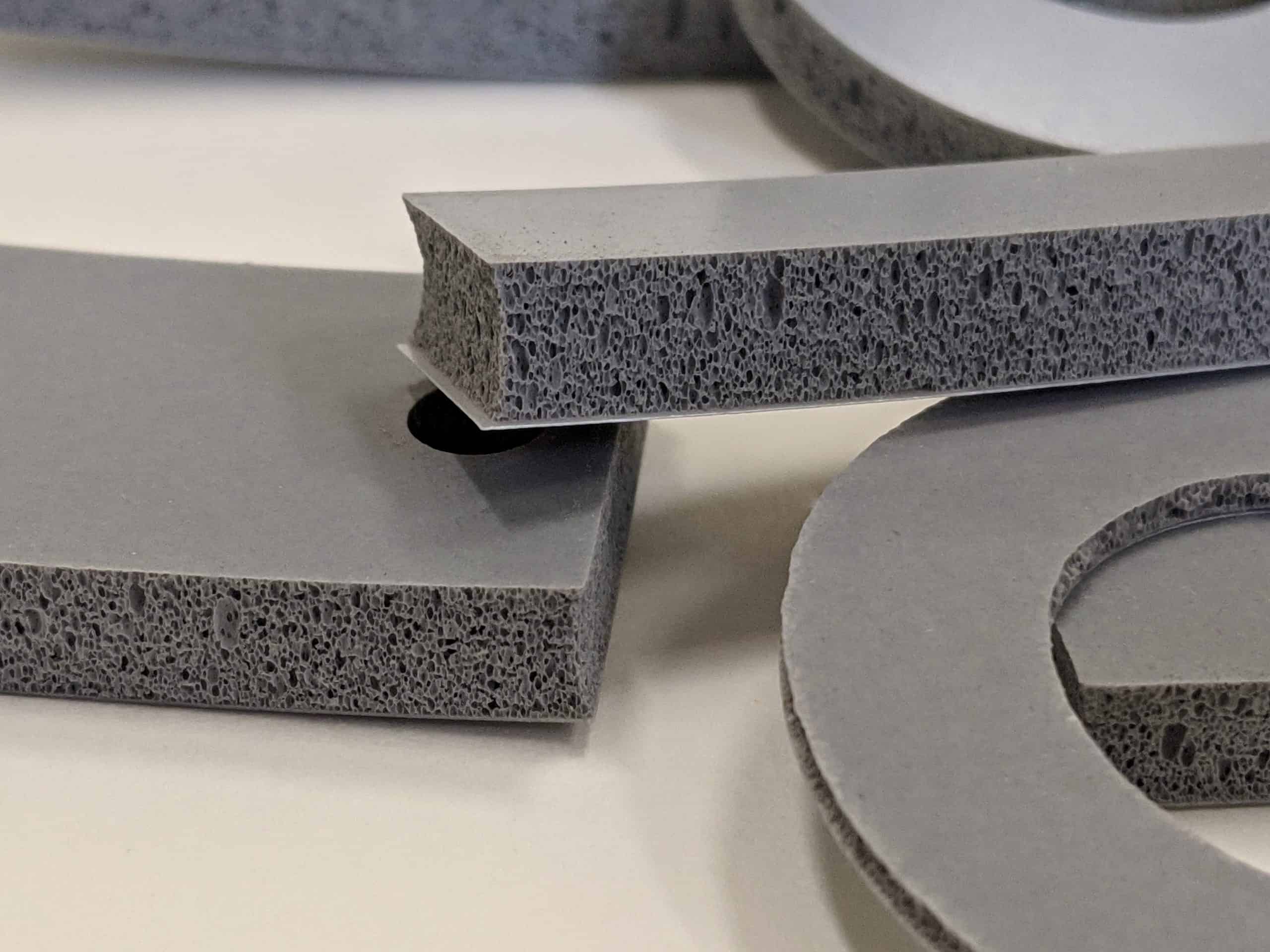 Thermal Insulation  Silicone Foam Rubber Materials